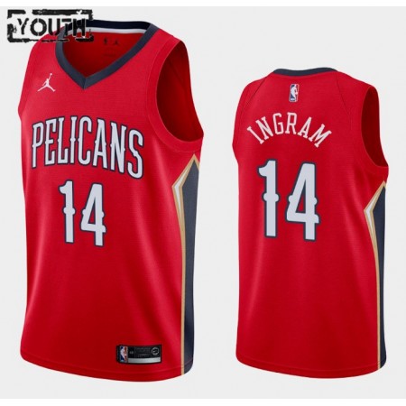 Maglia New Orleans Pelicans Brandon Ingram 14 2020-21 Jordan Brand Statement Edition Swingman - Bambino